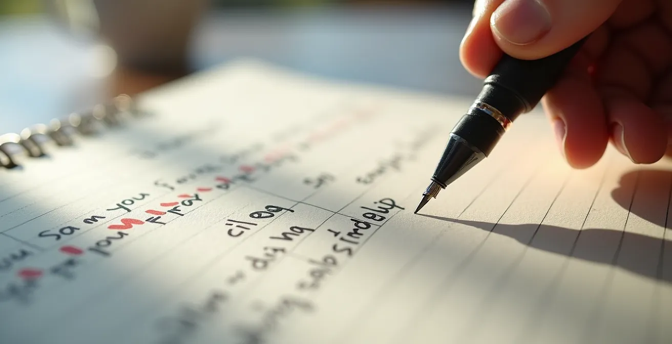 Carnet de suivi santé avec graphiques d'évolution énergétique