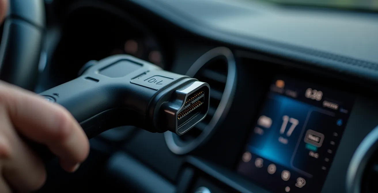 Inspection technique d'un véhicule avec outil de diagnostic OBD connecté