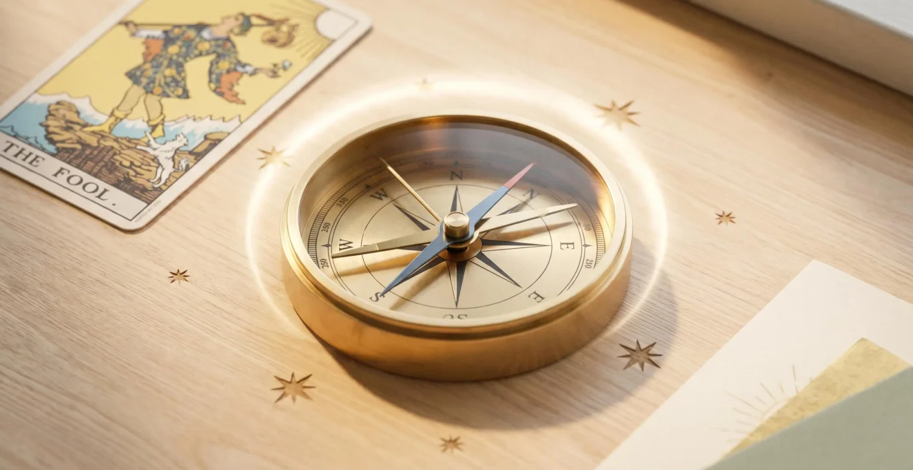Une boussole pointant vers differentes directions, symbolisant le choix entre les pratiques